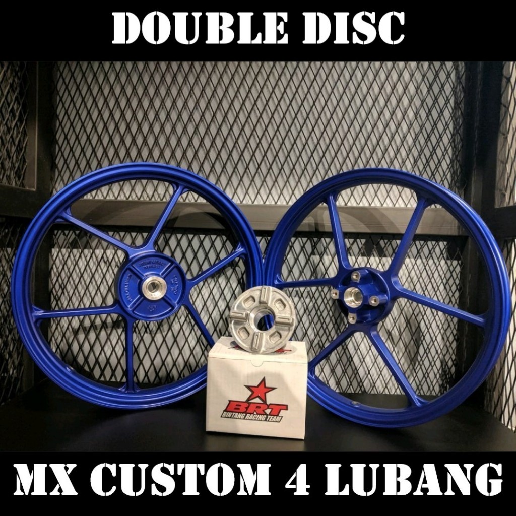 Velg CHEMCO BRT 160 Ring 17 MX KING SONIC Supra GTR SATRIA F FU GSX Custom Double Disc 4 Lubang