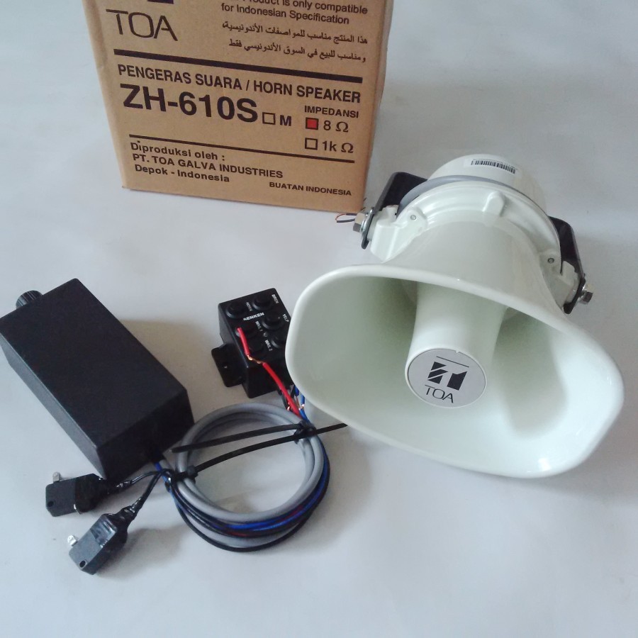 Modul Sirine 6 Suara Senken plus Horn Speaker Toa ZH610S ZH 610S ZH 610 S 10 Watt