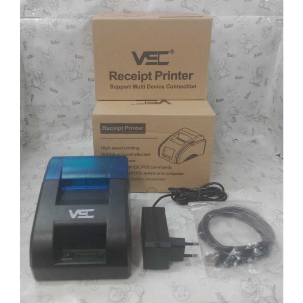PRINTER Dekstp Thermal Printer Bluetooth VSC TM-58V RPP02 58MM