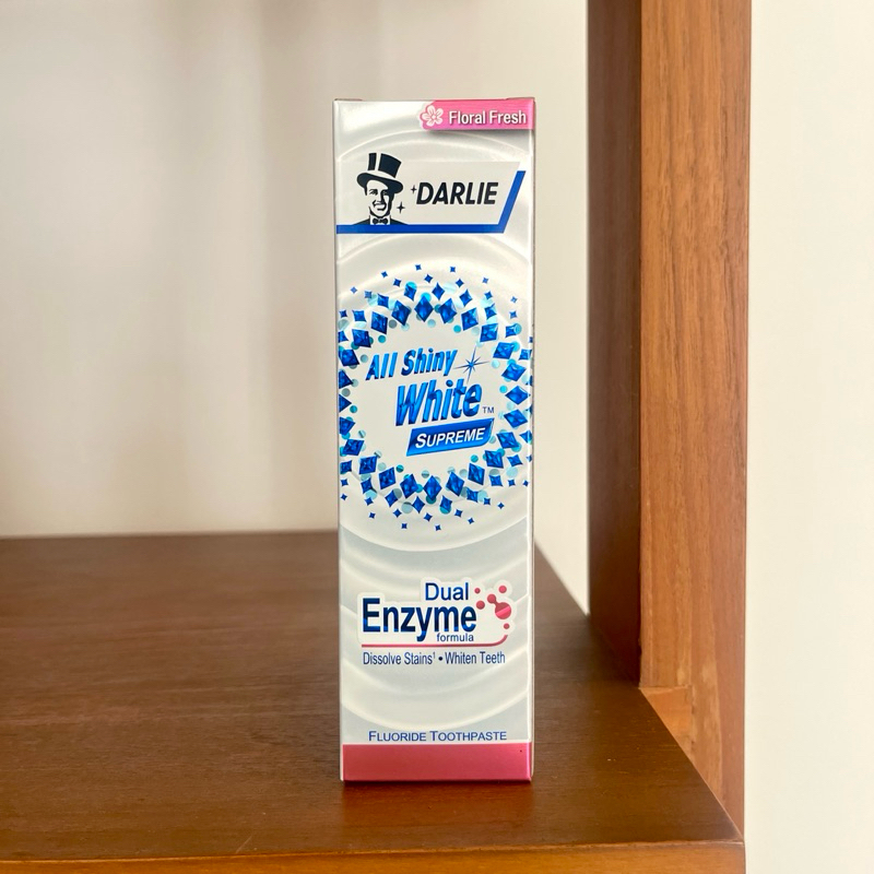 Darlie All Shiny White Supreme Dual Enzyme Floral Fresh Toothpaste Odol Pemutih Whitening