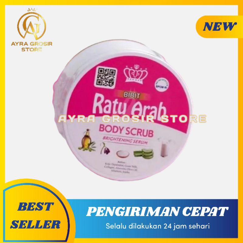 SCRUB BIBIT RATU ARAB LULUR BIBIT RATU ARAB