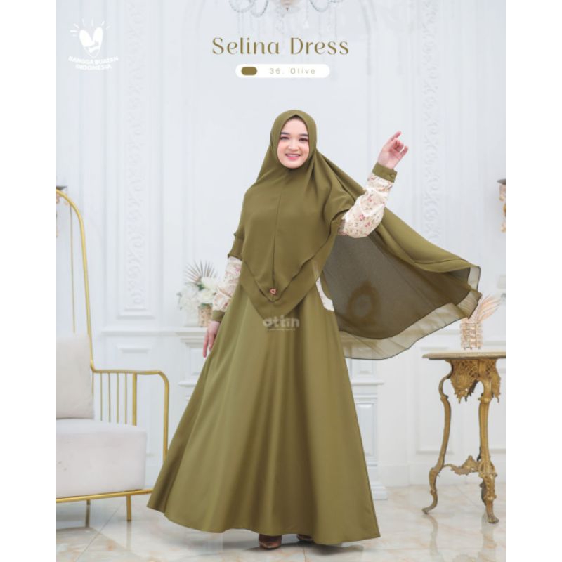 SELINA Dress by Attin Hijab ( Gamis only )