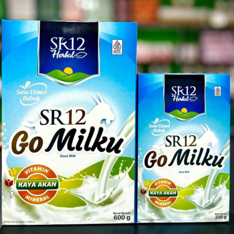 

GO MILKU ORIGINAL SR12-Susu Kambing Etawa Bubuk Kualitas Premium Tanpa Gula Tanpa Krimer Halal BPOM