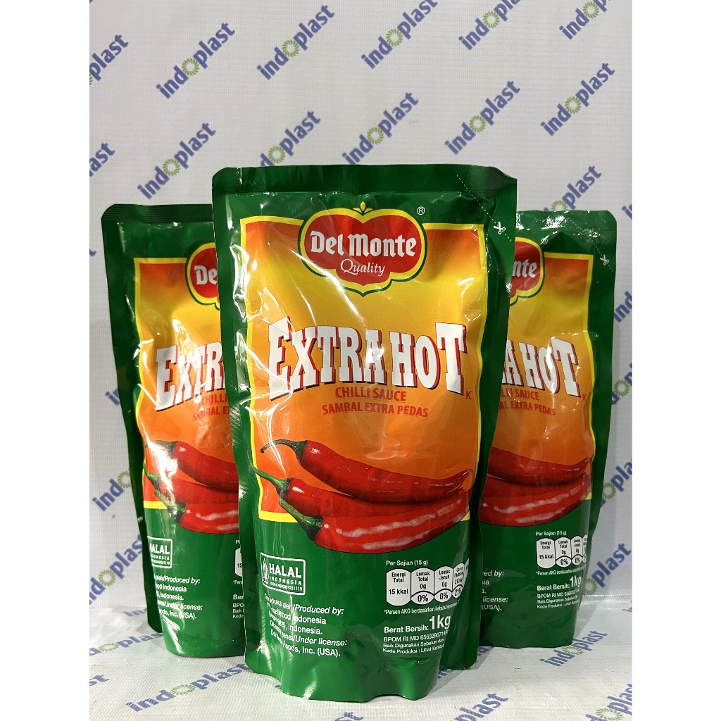 

Delmonte Saus Extra Hot Chilli Pouch 1000 gr