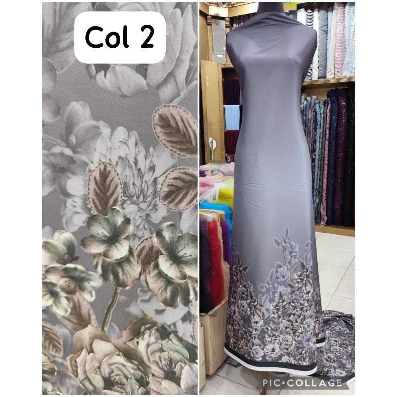 kain Armani motif / Armany silk motif / kain motif bunga