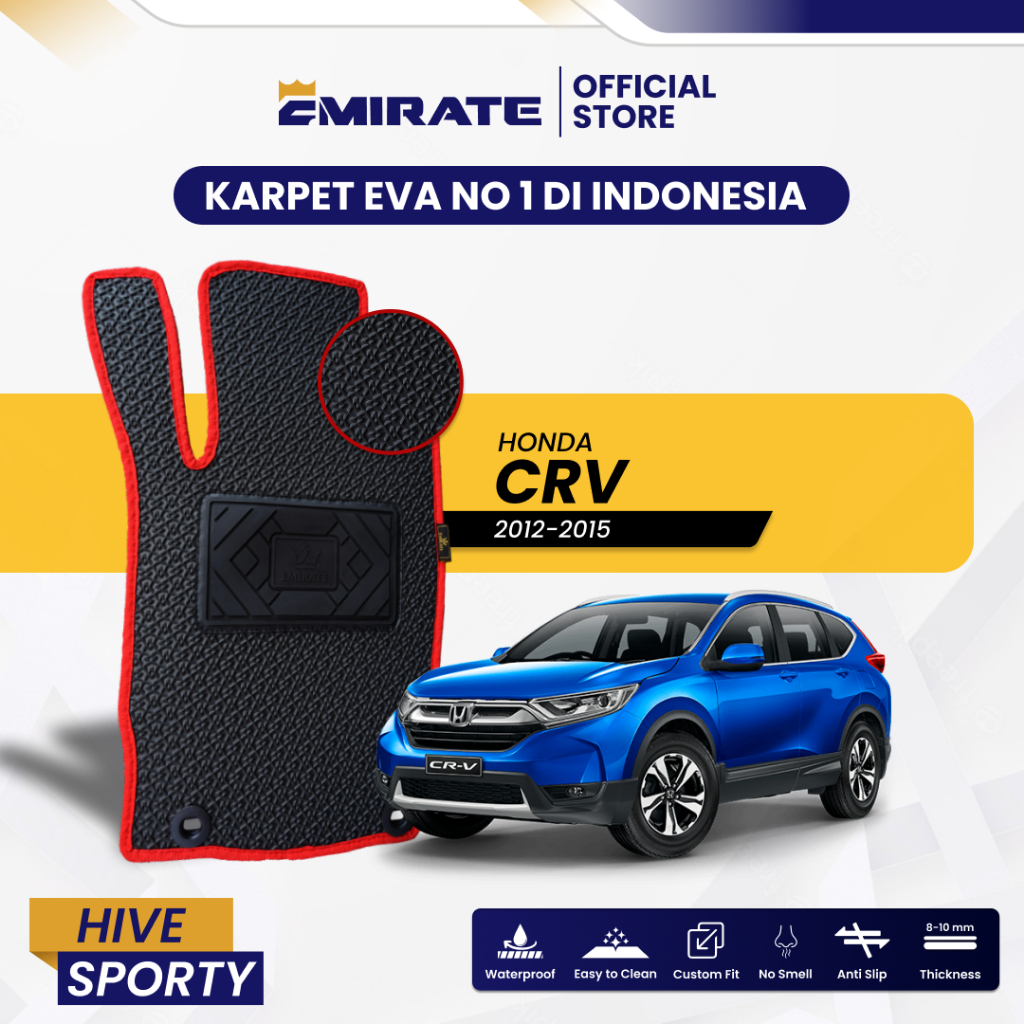 Karpet Mobil Honda CRV (2012-2015) | Force - Tipe Elite