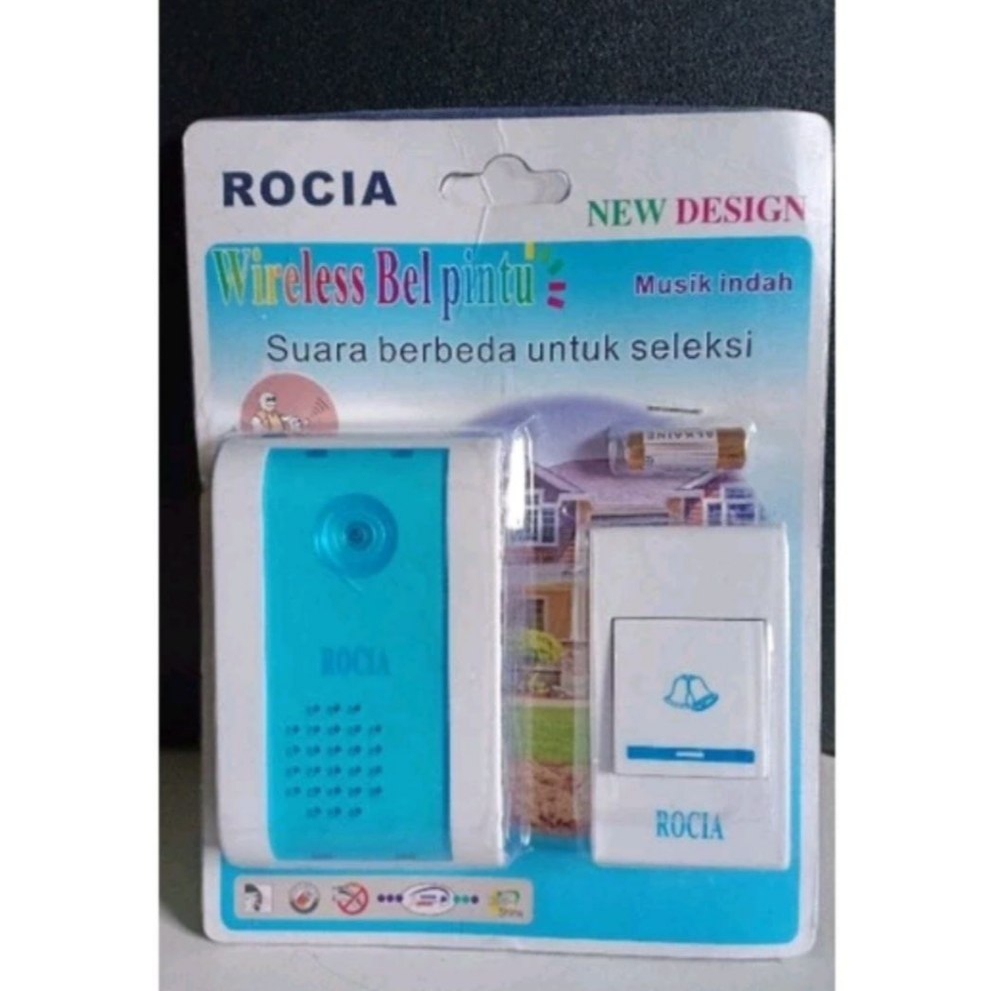 Bel Pintu Rumah Wireless Remote Control / Doorbell // Bell listrik tanpa kabel