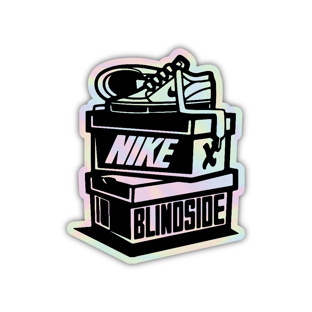 

Z194 sticker sepatu nike aesthetic, stiker hologram satuan