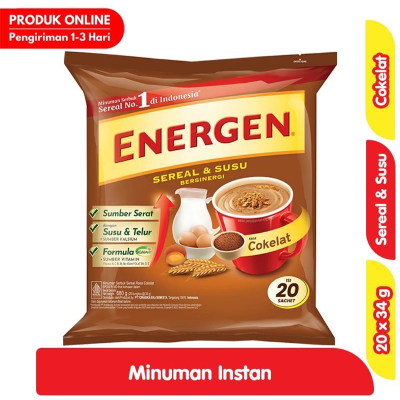 

ENERGEN ISI 20 SASCHET