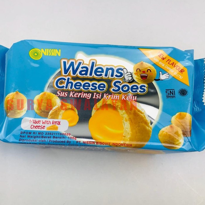 

Nissin Walens Keju Kue Sus Kering 100 gr BM