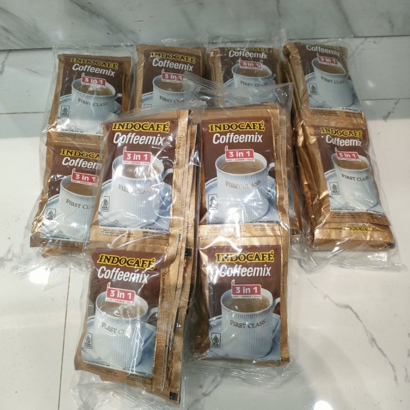 

( Paket isi 6 rentang) INDOCAFE COFFEEMIX 3IN1 20g