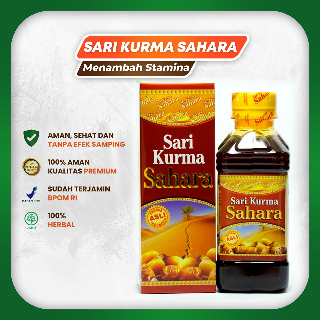 

SARI KURMA SAHARA, SQUASH KURMA SAHARA 330 gram