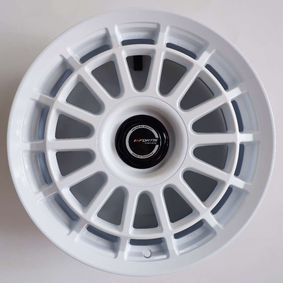 VELG MOBIL ORIGINAL FORTIS BY PAKO WHEELS PRW 17 BATUR R17 x 8 5H 100 ET 42 RACING WHITE