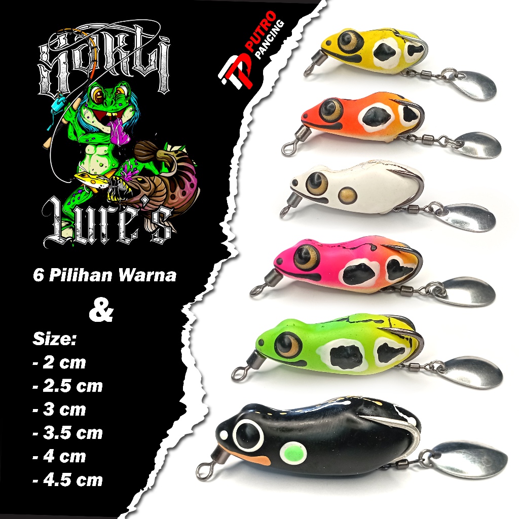 Softfrog SAKTI LURE Soft Frog Kodok Katak Karet Blade