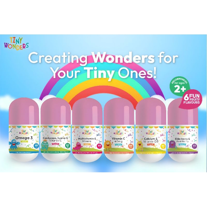 

Matchamori_Tiny Wonders Supplement Cordyceps Multivitamin Anak Gummy Ready Stock