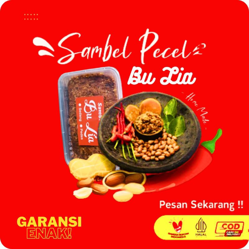 

Sambel Pecel Bu Lia khas Madiun.