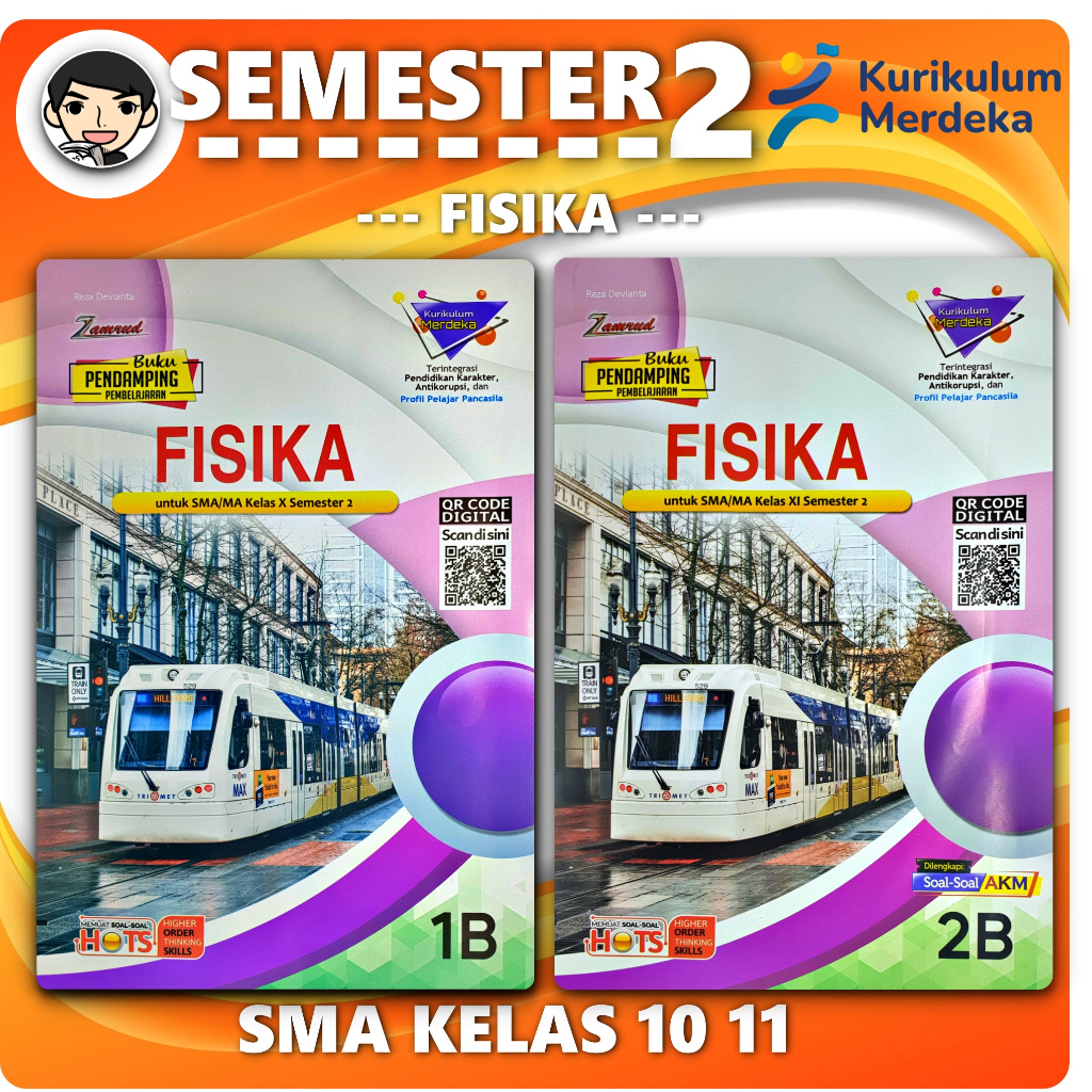 LKS FISIKA SMA/ MA KELAS 10 11 SEMESTER 2 KURIKULUM MERDEKA  | Zamrud PUTRA NUGRAHA