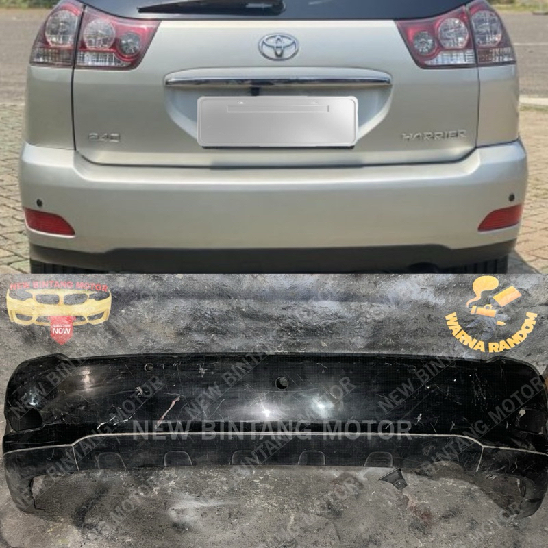 Bumper belakang toyota harrier 2010 2014 original