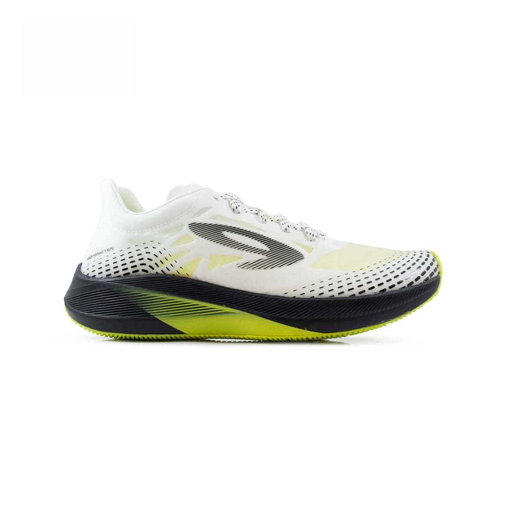 910 Nineten Haze Sepatu Running - HAZE 1.5 Hitam Putih Hijau Neon