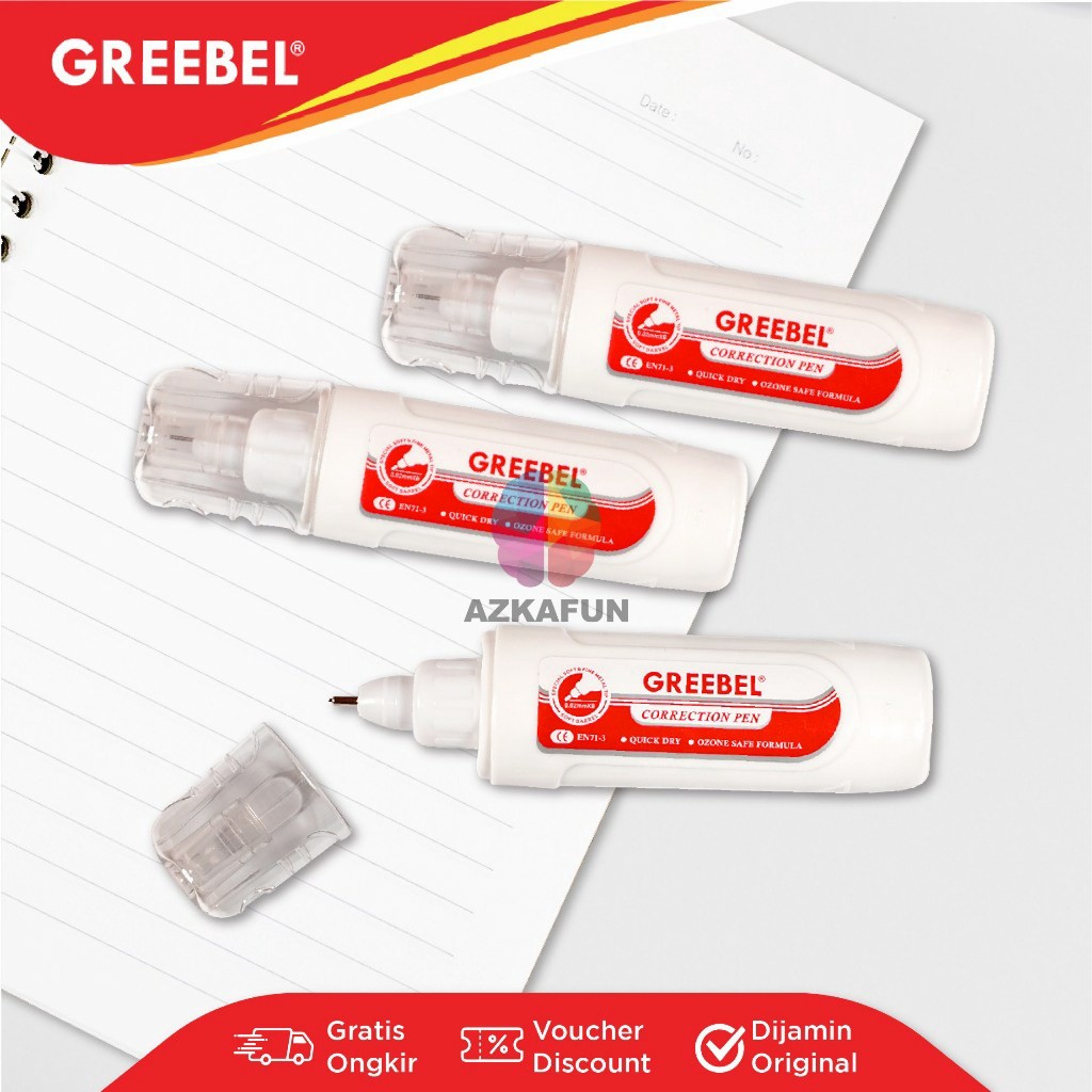 

Tipex Putih Greebel - Correction pen GBC - Tipe-X Greebel