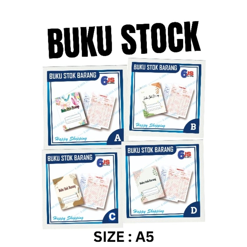 

BUKU STOCK/BUKU STOCK BARANG/BUKU STOCK OLSHOP