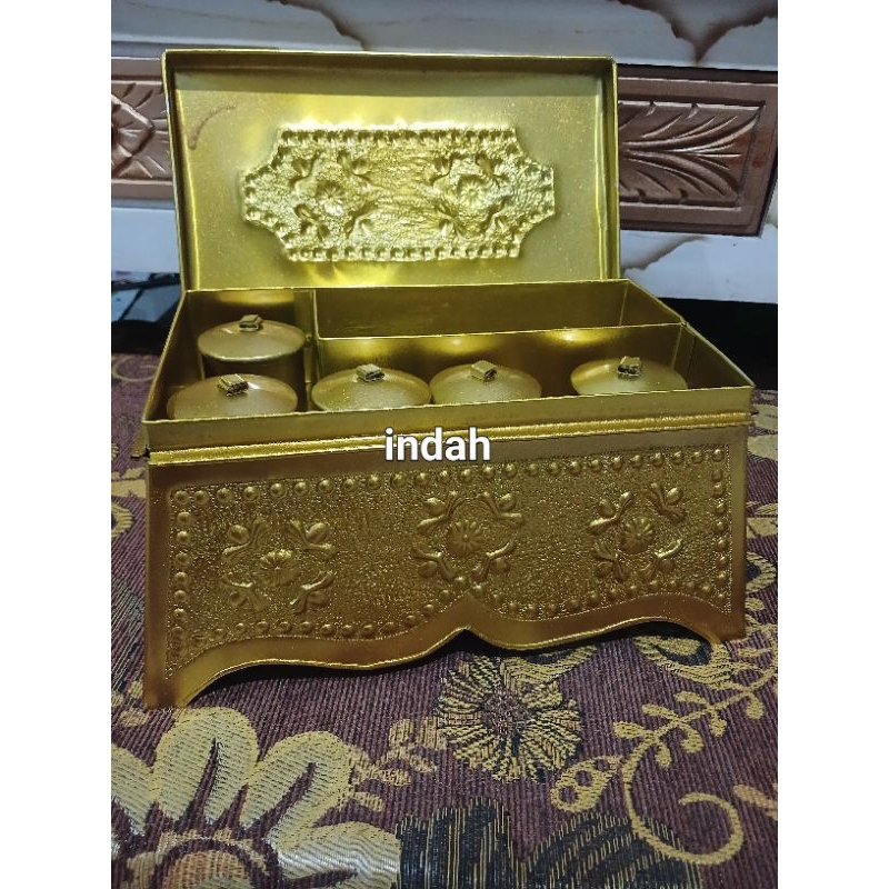 Tepak sirih pengantin/kotak pesirih adat palembang jambi