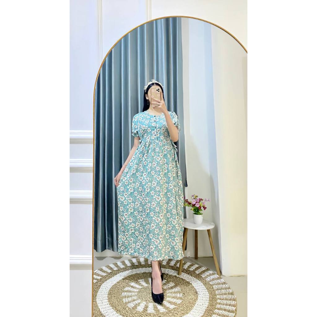 Dress kimono viscose/dress gamis wanita