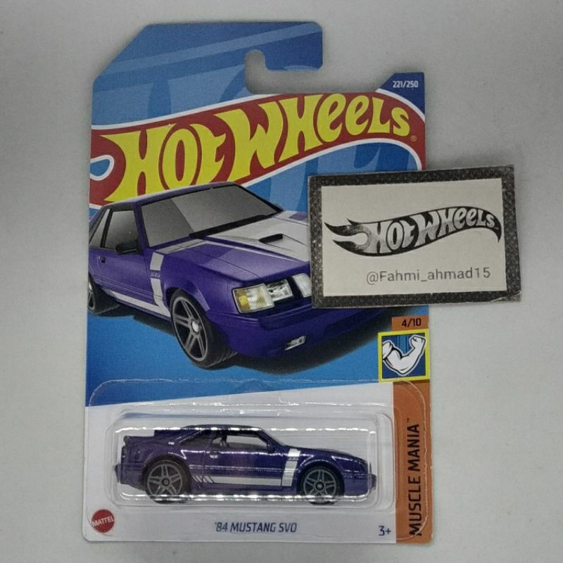 Hot Wheels 84 Mustang SVO