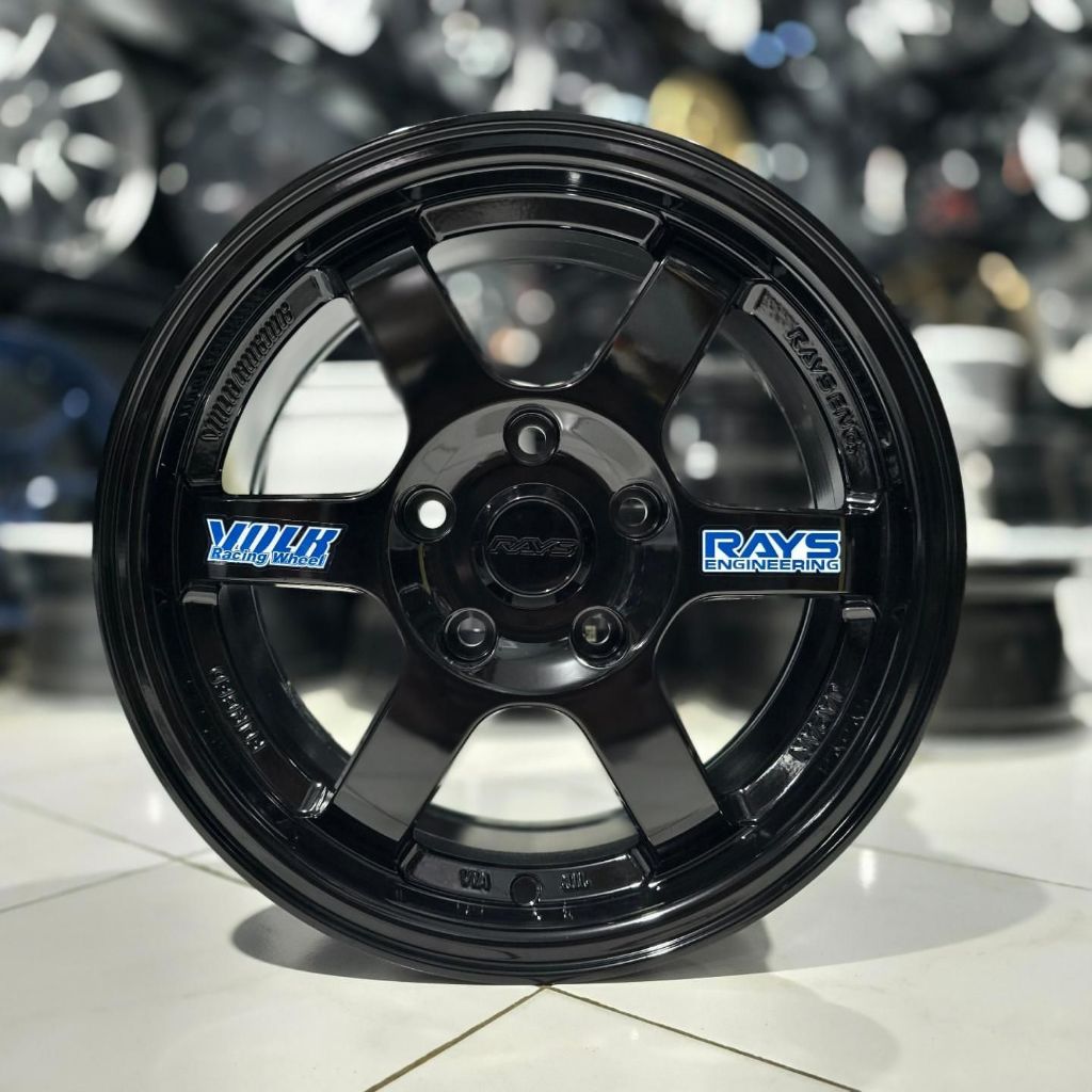Velg TE37 Ring 15 Pcd 5x114.3 velg mobil ertiga,luxio,grandmax,innova,l300