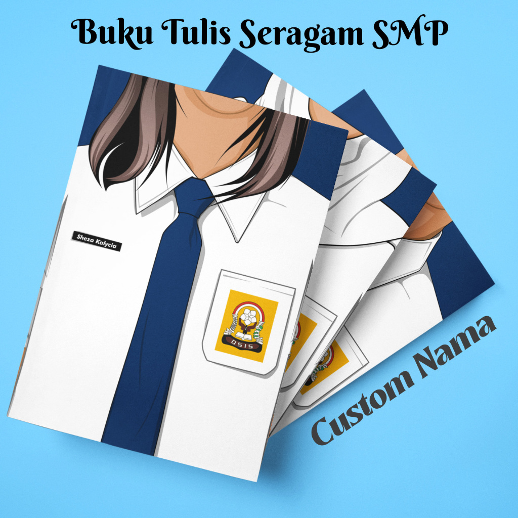 

Prinzy - Buku Tulis Seragam SMP - Custom Nama