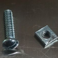 Baut Sepedah 3/16 Sepeda ³/¹6 inch 22 mm 2,2 cm 3/4 " inch ¾" Drat Kasar Kepala pentol 8 mm Baja Bes