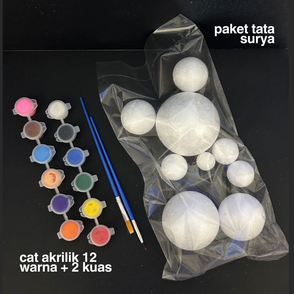 

See Here PAKET BOLA GABUS TATA SURYA MINI CAT ACRYLIC 12 WARNA