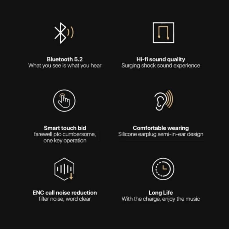 Monster XKT03 Wireless Bluetooth Headset Earbuds TWS