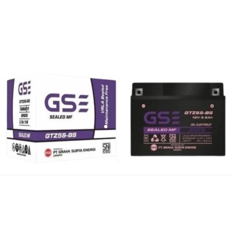 Aki Motor GS GTZ5 for MIO S & MIO J