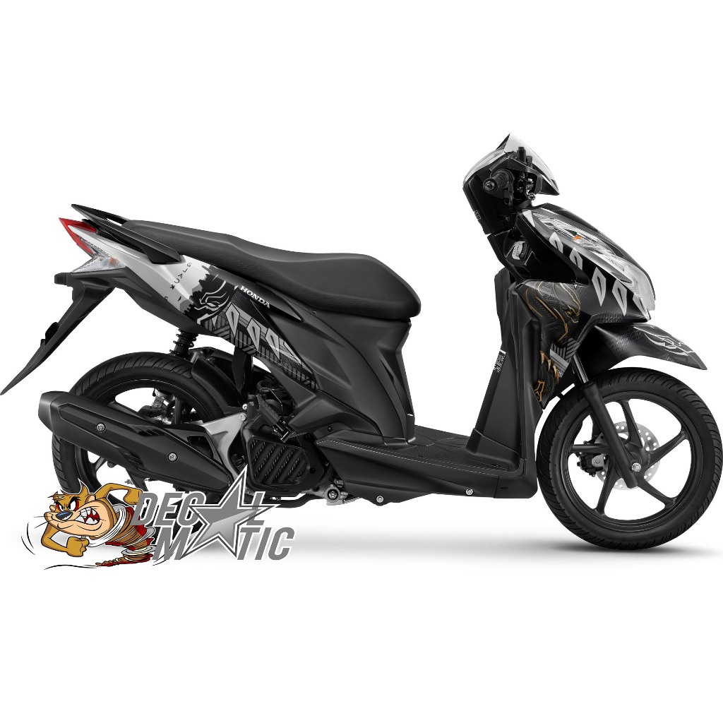 Decal Vario Techno 125 Full Body Stiker Full Body Vario 125 Old Techno PGMFI 2011- 2014 Blackpanther