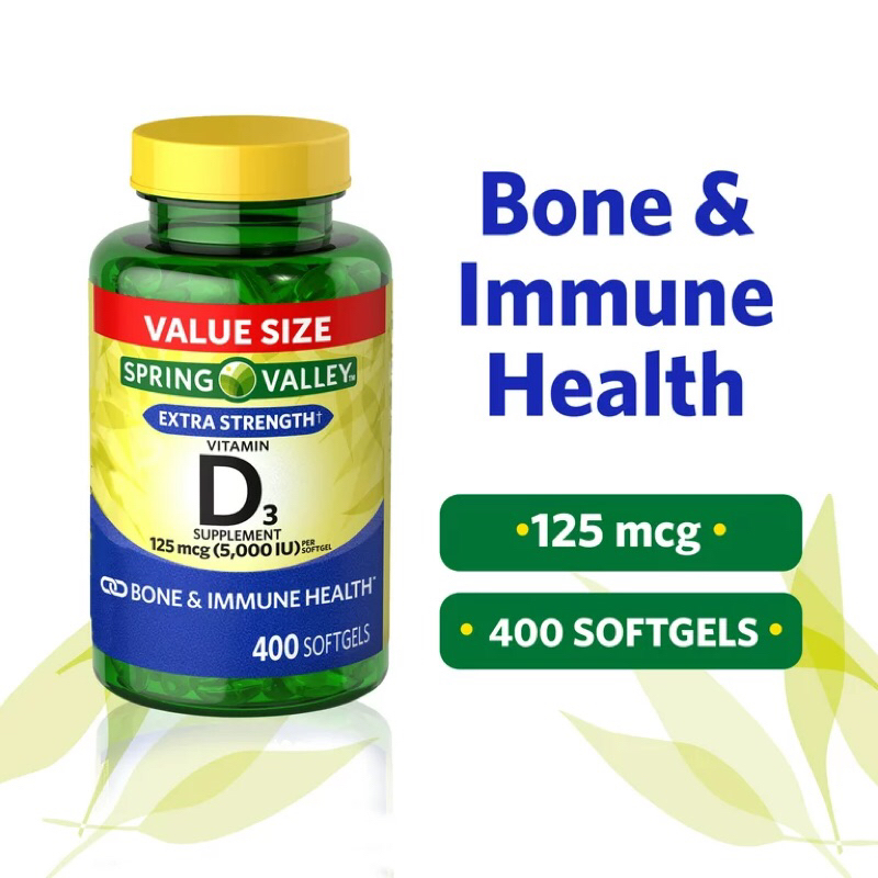 Spring Valley Vitamin D3 5000iu