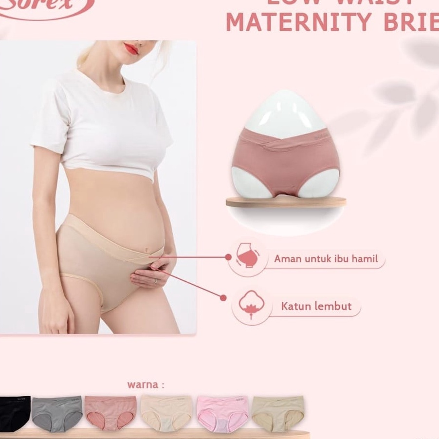 Restock Celana Dalam Bumil Mini Cut Sepinggul Sorex  CD Ibu Hamil Mini Cut Sorex 1134  12