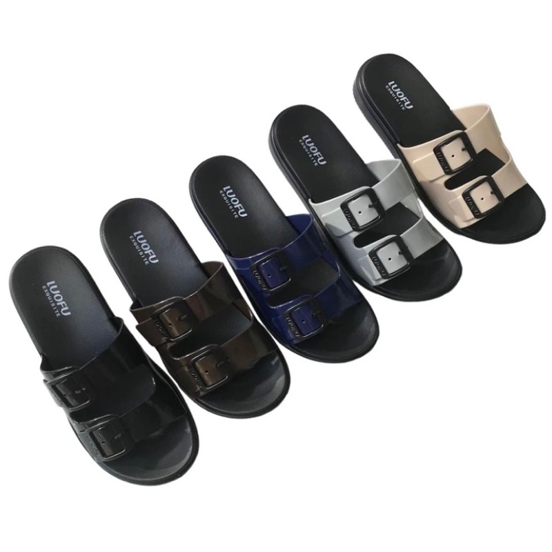 LUOFU ORIGINAL Sandal slop wanita import Sandal luofu wanita murah size 36-40