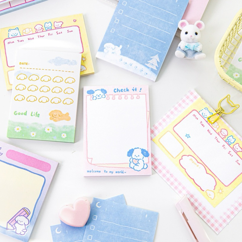 

memopad notes hewan lucu 50lbr readystock B1117