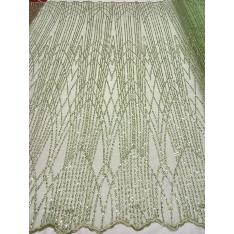 KAIN TILE SULTAN SPENGEL PAYET/SEPENGEL JEPANG/KAIN BROKAT KEBAYA MODERN/WEDDING DRESS..