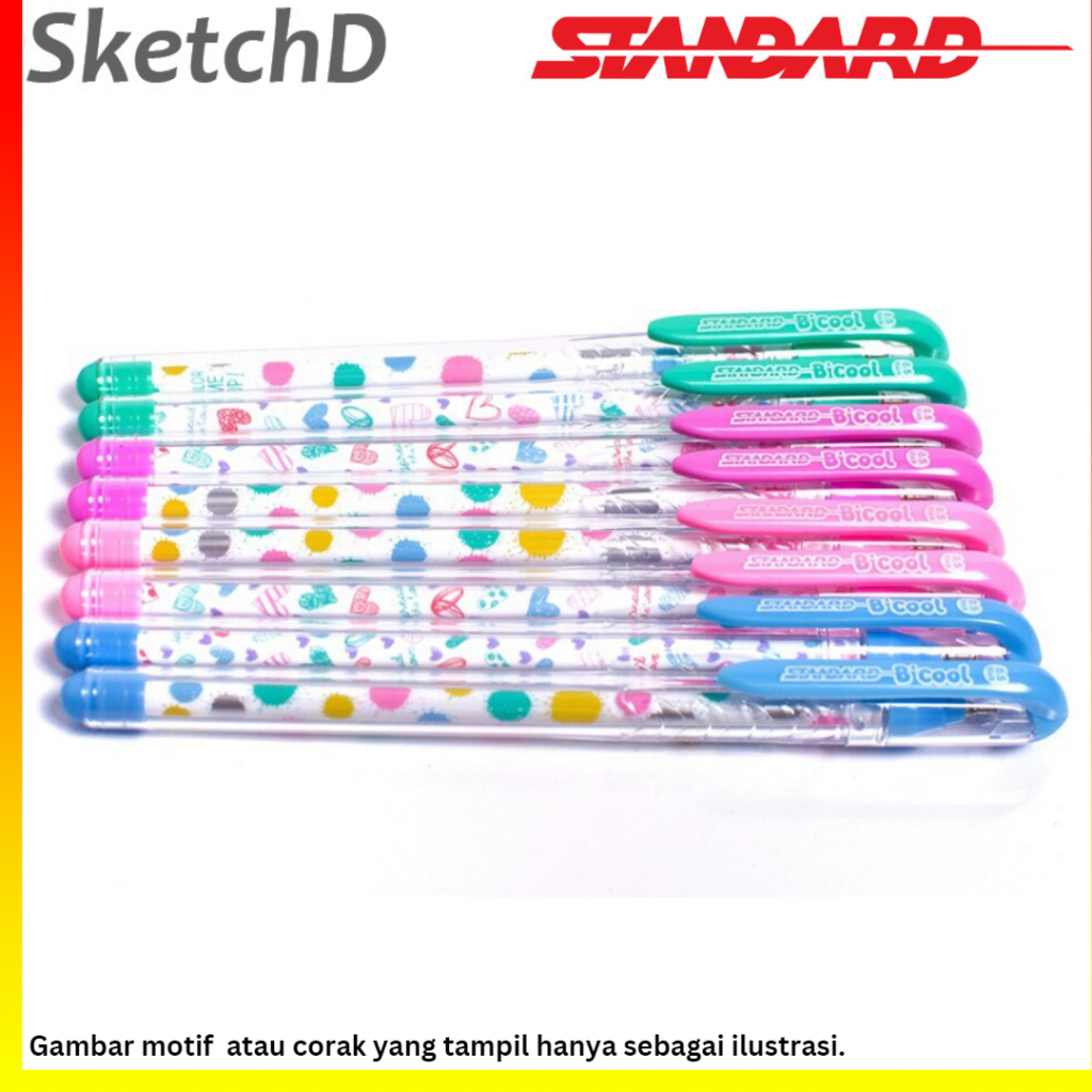

Pena Standard B cool Hitam - Bolpoin Standard Black Pen