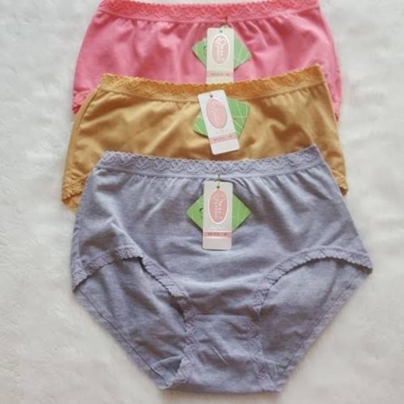 Celana dalam Yadaili renda impor (3pcs)