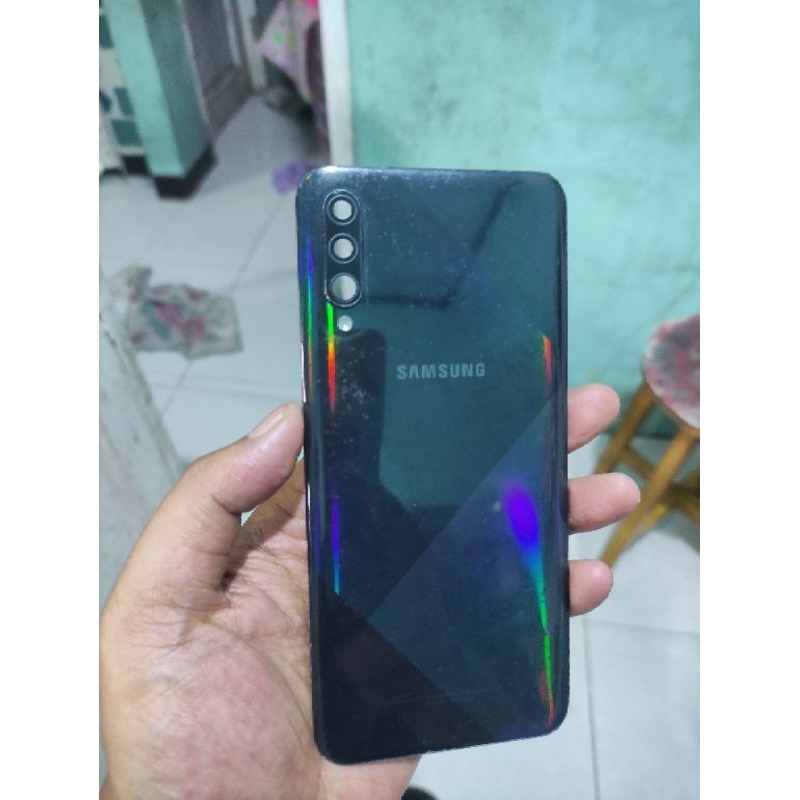 backdoor backcase casing belakang tutup lensa kamera belakang samsung a50 a505 a505f ori copotan