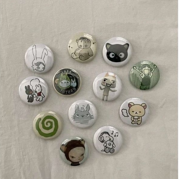 PINS CUSTOM | CUTE PINS | AKSESORIS TAS | CUSTOM PIN ROUND | PIN ROUND CUSTOM | RANDOM PIN