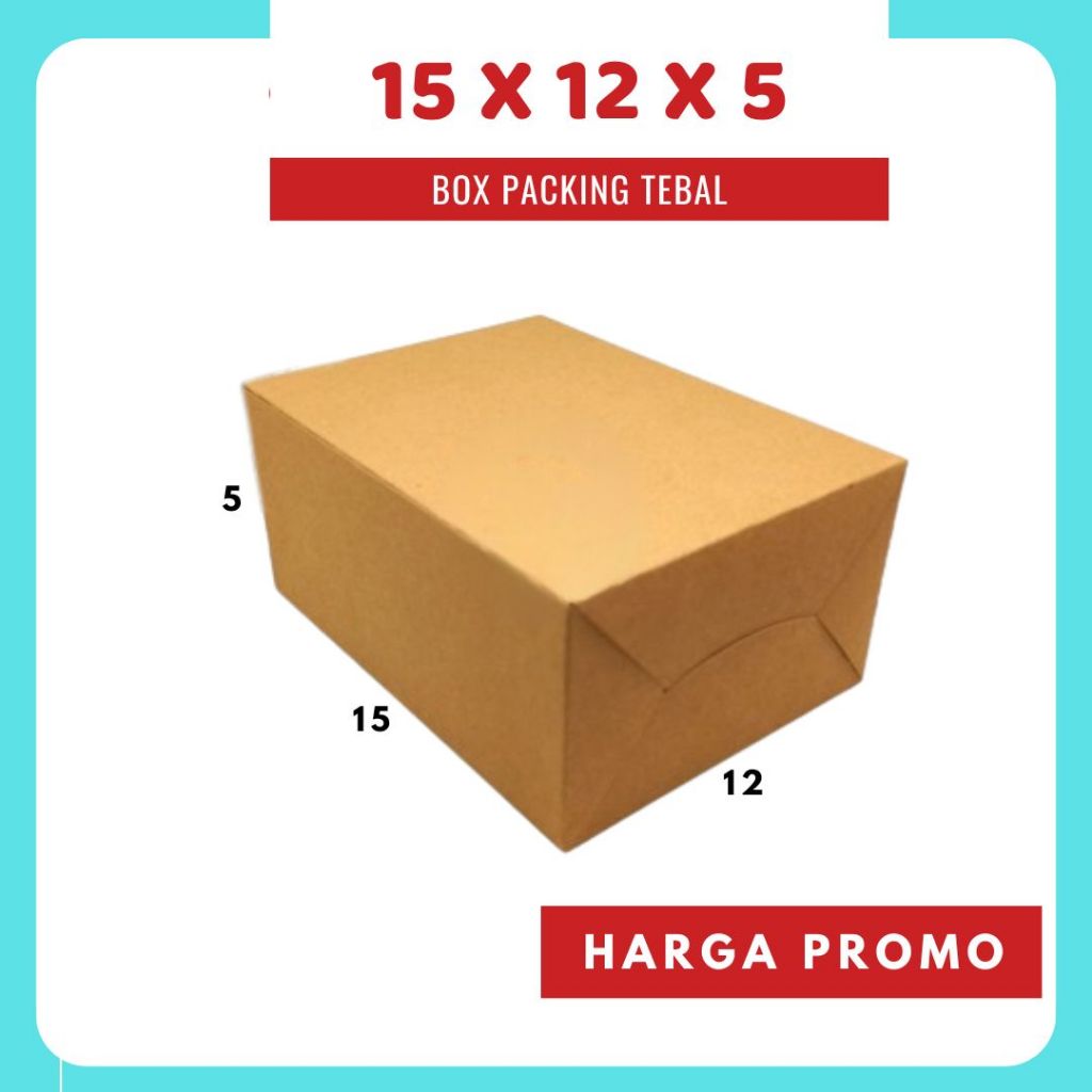 Kardus nasi 15x12x5 box dus packing kotak kemasan karton Lalapan Take Away