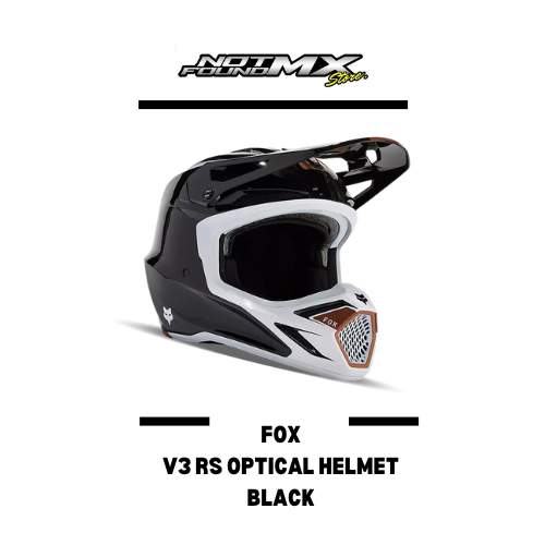 Fox V3RS Optical Helmet (Black)