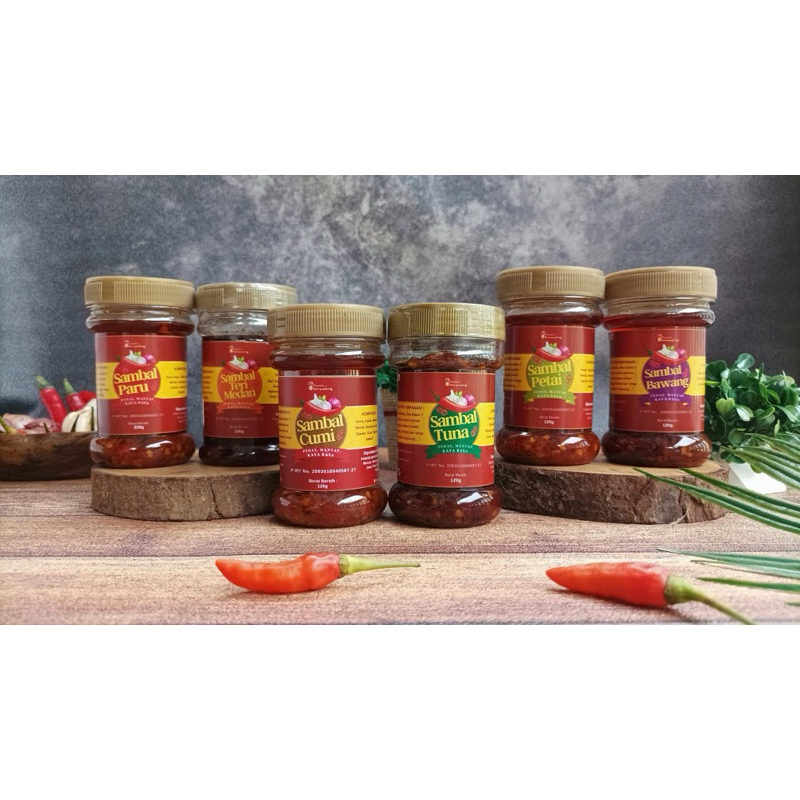 

Aneka Sambal Home Made isi 120 gram