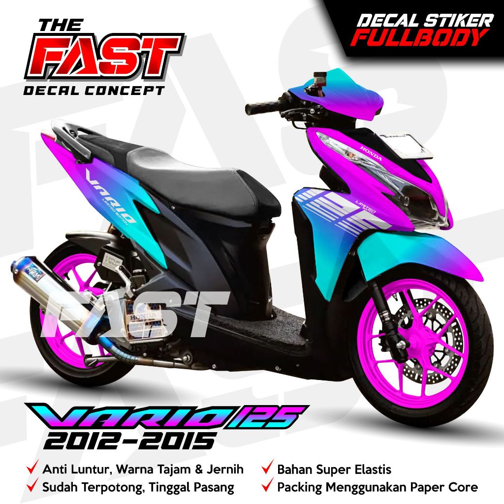 TERBARU BISA COD decal stiker vario 125 OLD stiker full body