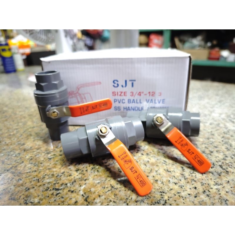 BALLVALVE PVC GG BESI 3/4" STOP KRAN 3/4" PVC MURAH MERIAH GROSIRAN BALL VALVE STOP KRAN 3/4 PVC GG 