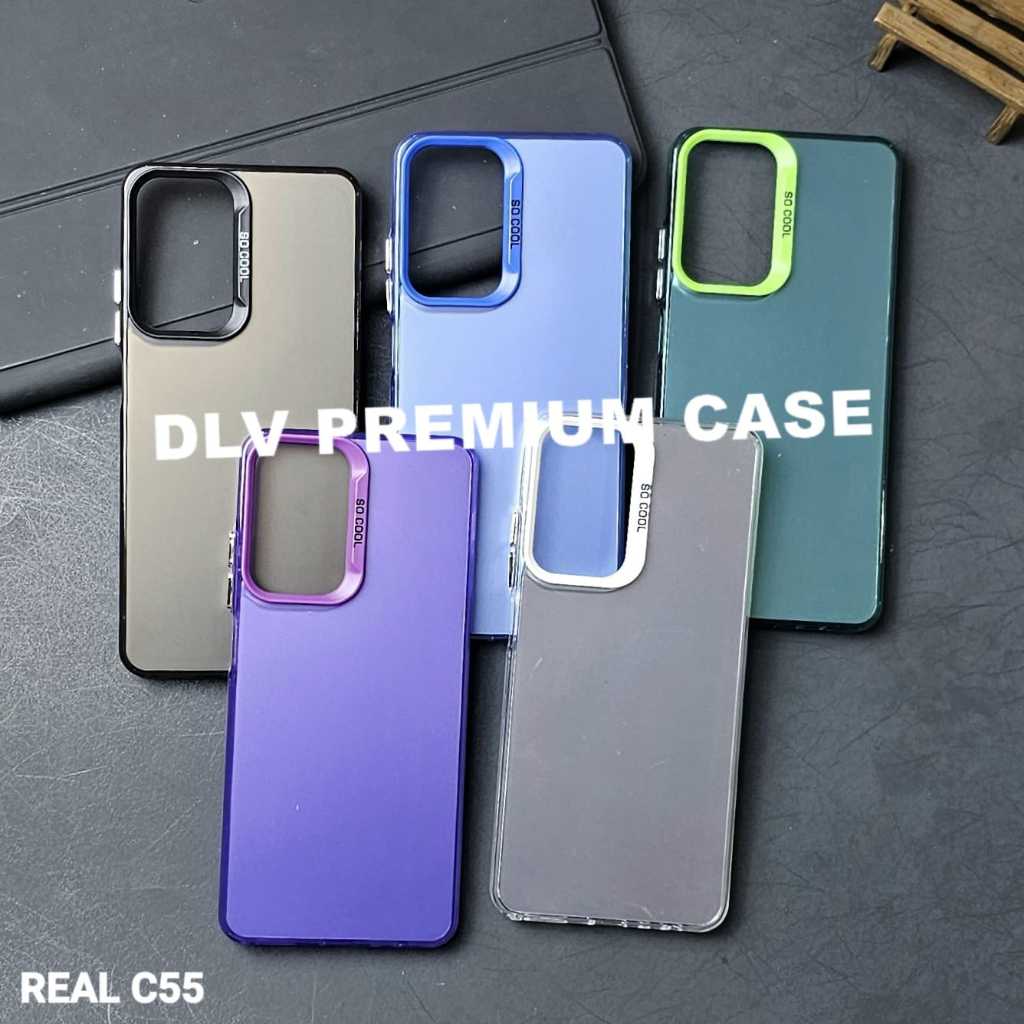 REALME C55 CASE IMD HYBRID PLATE HOLOGRAM CASE SOCOOL REALME C55 SC-1